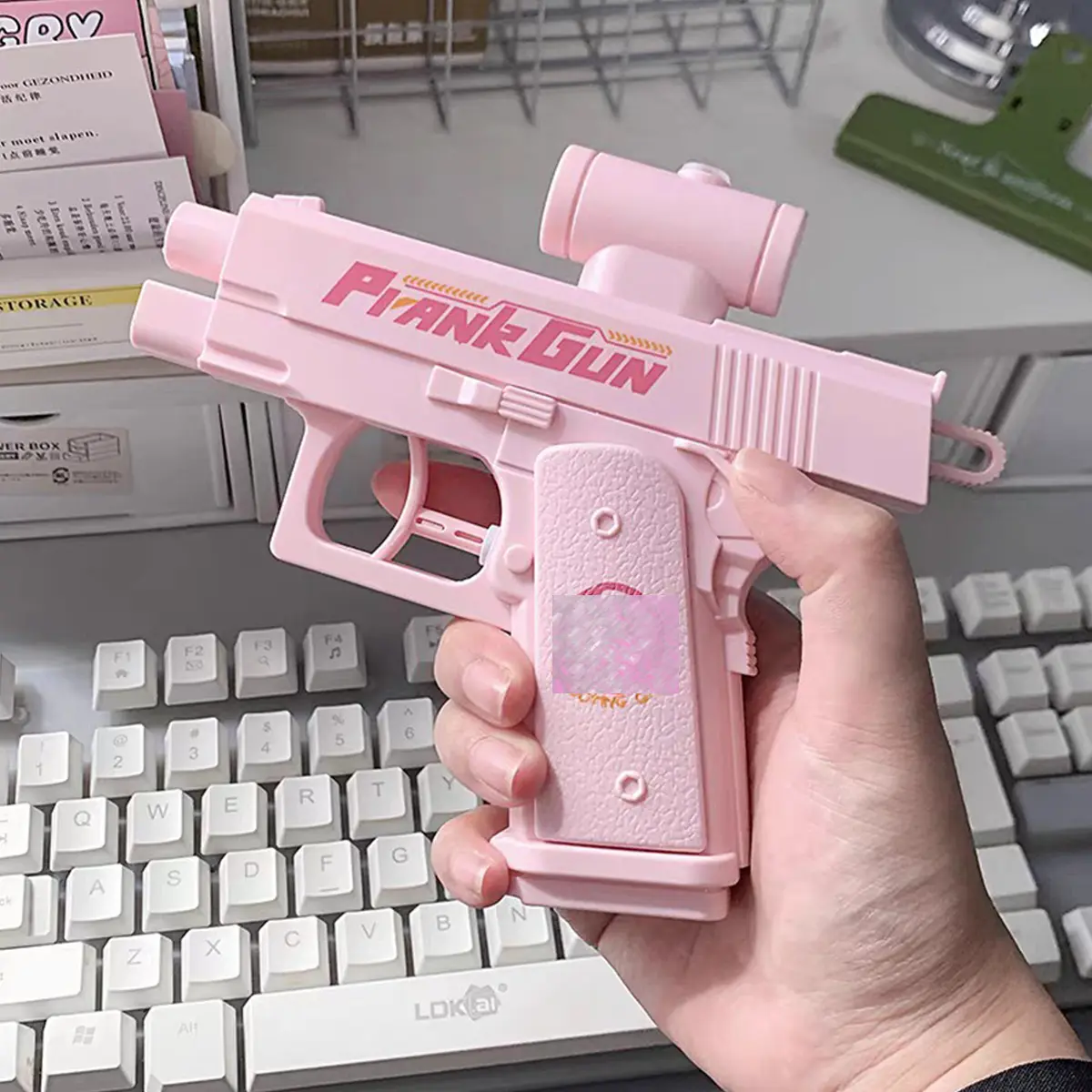 Creative  EDC Double-sided ReverseWater Gun Funny Summer Seasides Outdoor Pool Water ToyReverse Water Spray Prank Waterqun Toy