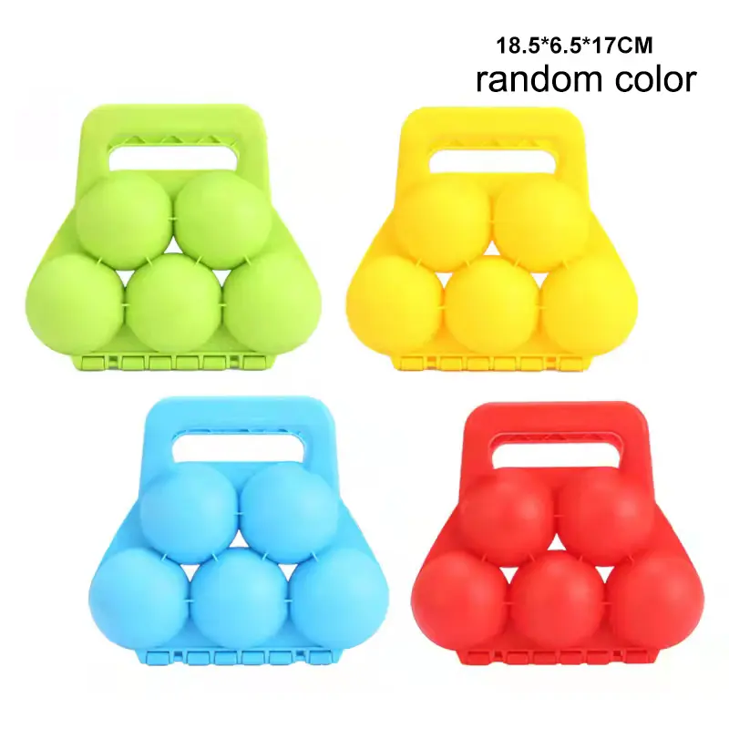 4 Pcs/Set Snowball Maker Clips, Duck Shaped Snow Ball Maker Clips Clamps Outdoor Winter Play Snow Toys Plastic Sand Molds Clay