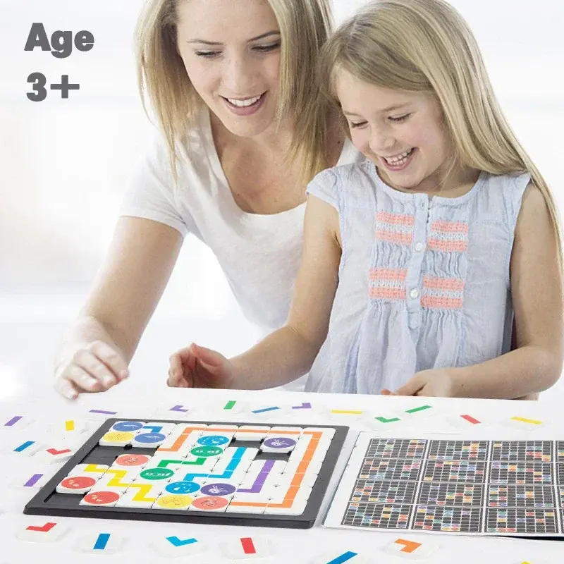 Connected Logical Thinking Matching Puzzle Games Kids Education Toys Brain Teaser Jigsaw Board Game Parent-child Interactive Toy