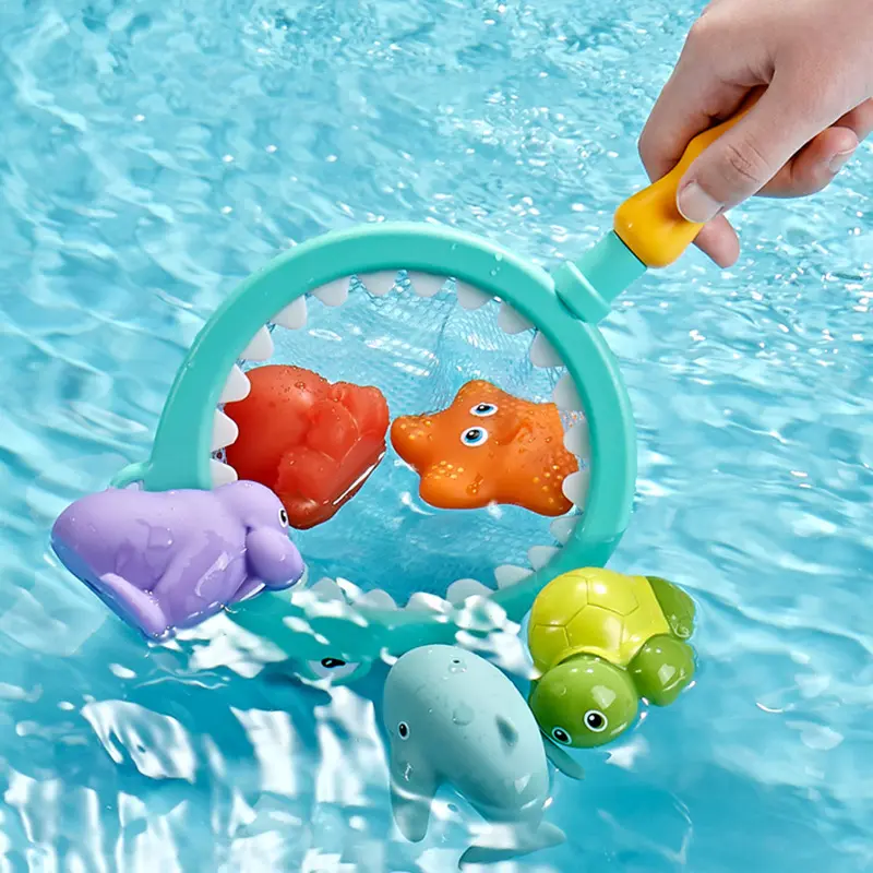 Interactive Soft Rubber Animal Bath Toys - Funny Bathtub Gifts for Children