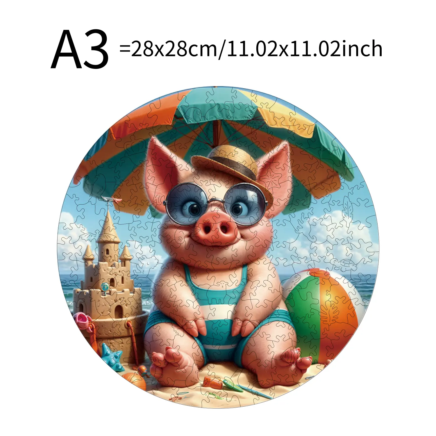 Dog Pig Hairball Mouse Animal Puzzles High Quality Jigsaw Puzzle Wooden Puzzle Best Christmas Gift