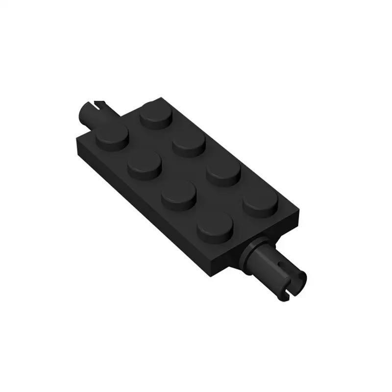 50pcs MOC Parts 30157 Plate Modified 2 x 4 with Pins Compatible DIY Assmble Building Blocks Particle Kid Puzzle Brain Toy Gift