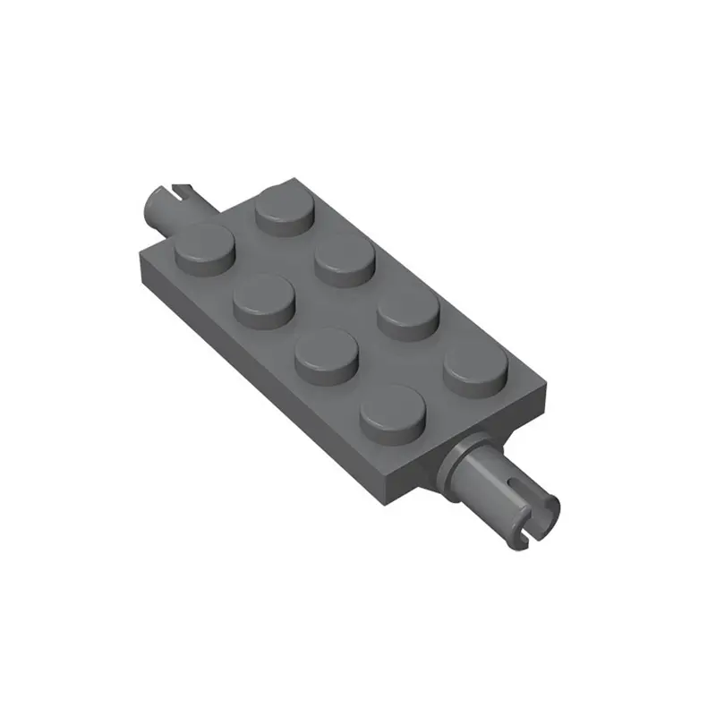 50pcs MOC Parts 30157 Plate Modified 2 x 4 with Pins Compatible DIY Assmble Building Blocks Particle Kid Puzzle Brain Toy Gift