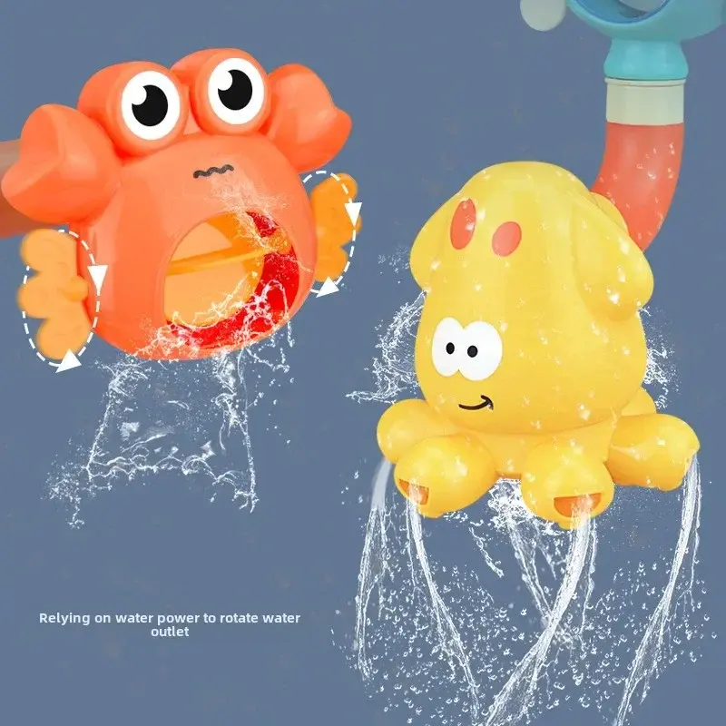 Baby Bath Toys Bathtub DIY Pipes Tubes Bath Time Water Game Spray Swimming Bathroom Toys for Toddlers Kids Gifts Birthday Gift