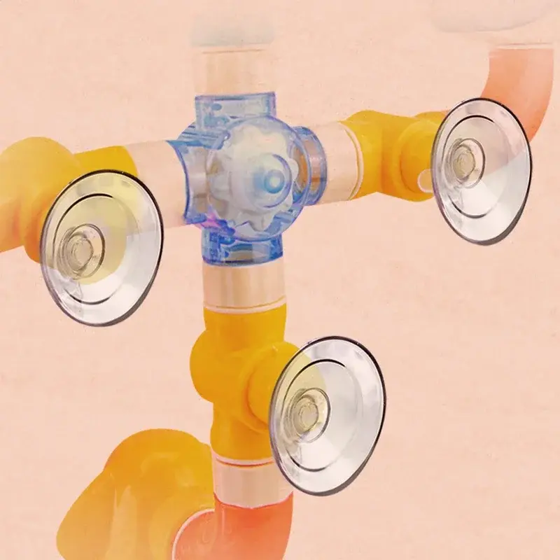 Baby Bath Toys Bathtub DIY Pipes Tubes Bath Time Water Game Spray Swimming Bathroom Toys for Toddlers Kids Gifts Birthday Gift