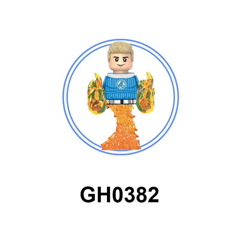 G0151 Movie Characters Creative Mini Puzzle Assembled Building Block Action Figures Plastic Kid's Educational Toys Juguete