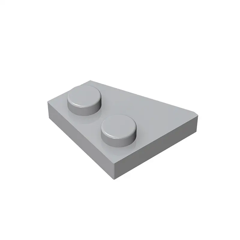 20PCS MOC compatibili assemblano particelle 24307 piastra a cuneo 2x2 blocchi di costruzione destra giocattoli di ricambio educa