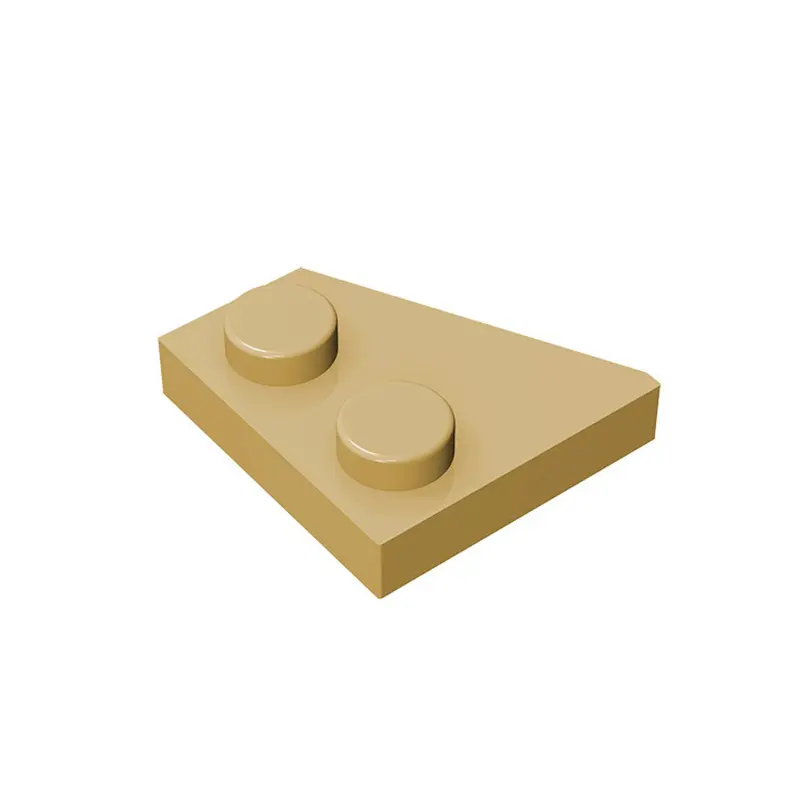 20PCS MOC compatibili assemblano particelle 24307 piastra a cuneo 2x2 blocchi di costruzione destra giocattoli di ricambio educa