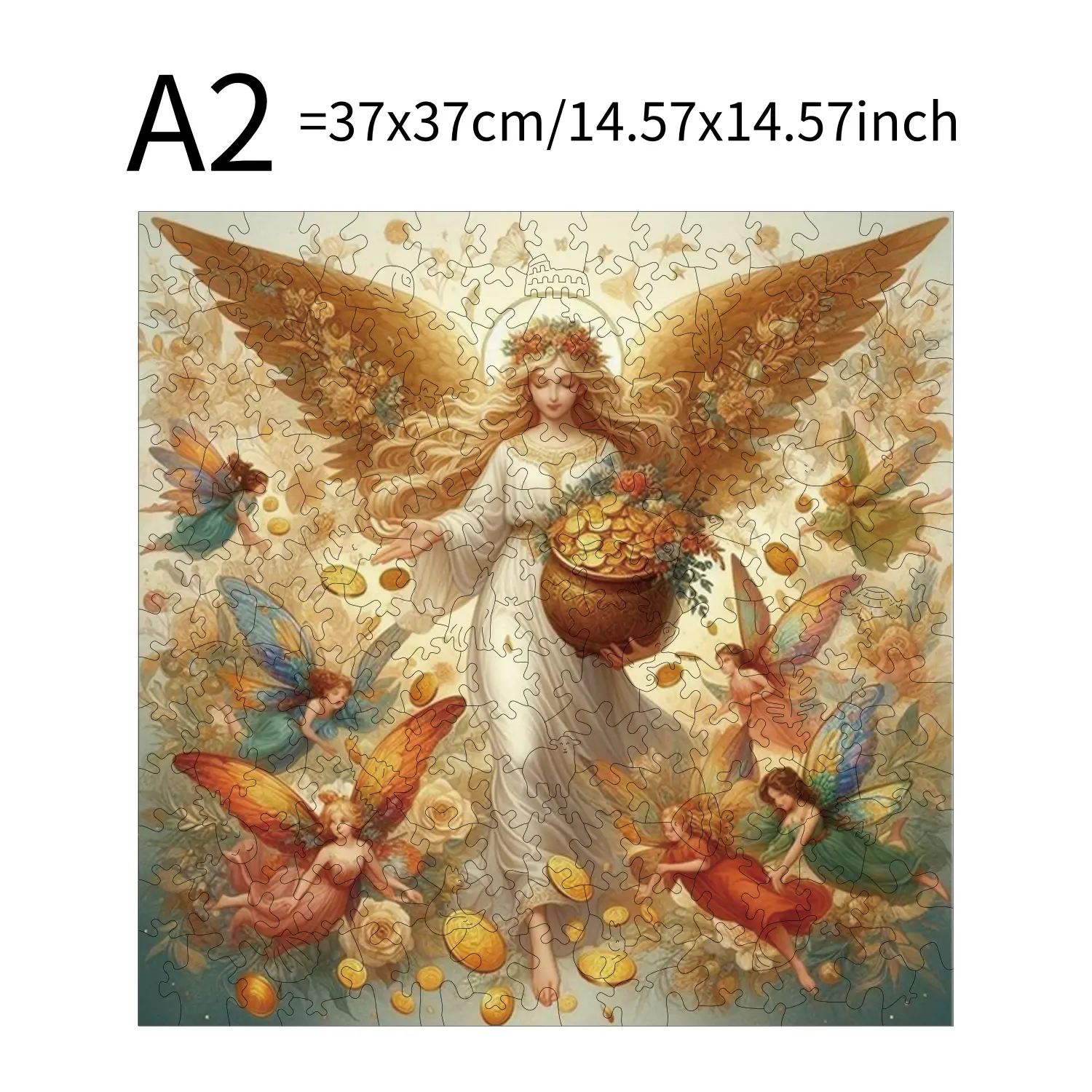 Goddess Fairy Moon Deer Animal Puzzles High Quality Jigsaw Puzzle Wooden Puzzle Best Christmas Gift