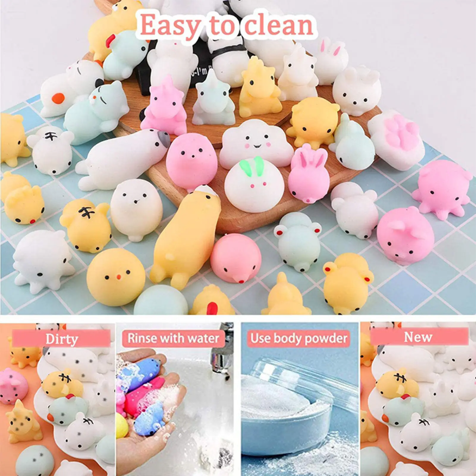 Kids Antistress Ball Squeeze Party Favors Stress Relief Toys For Birthday 25/50/100 pcs