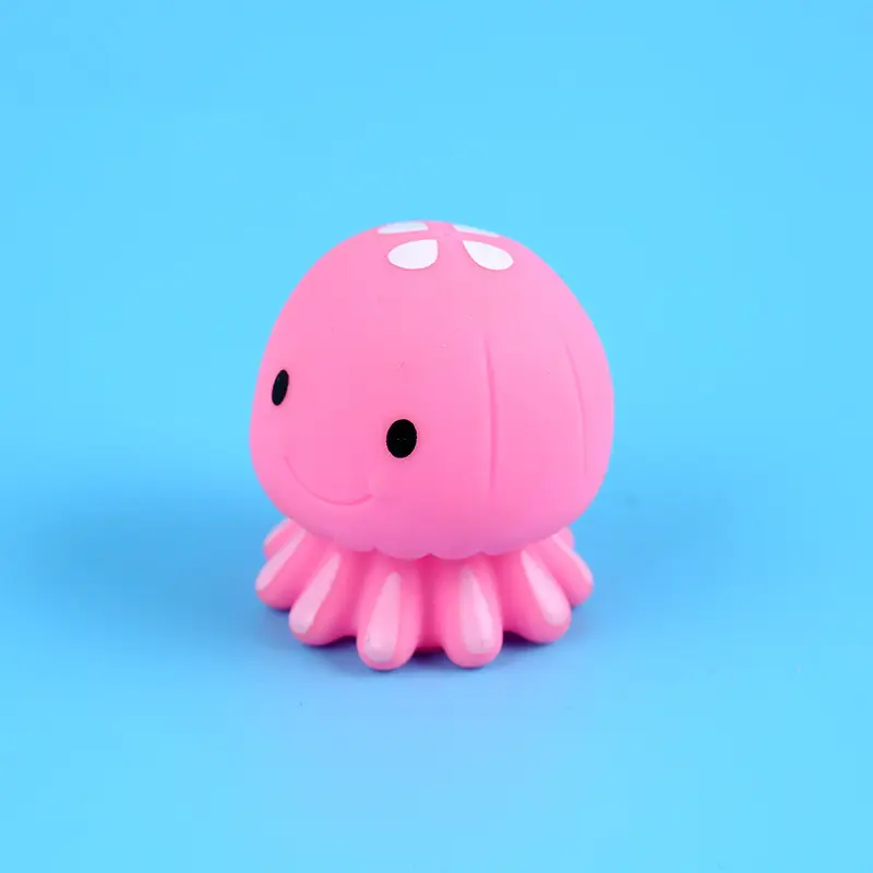 1pc Bath Toy For Kids Water Spraying Tool Swimming Pool Toys For Children Water Spray Animal Colorful Rubber Baby Toy