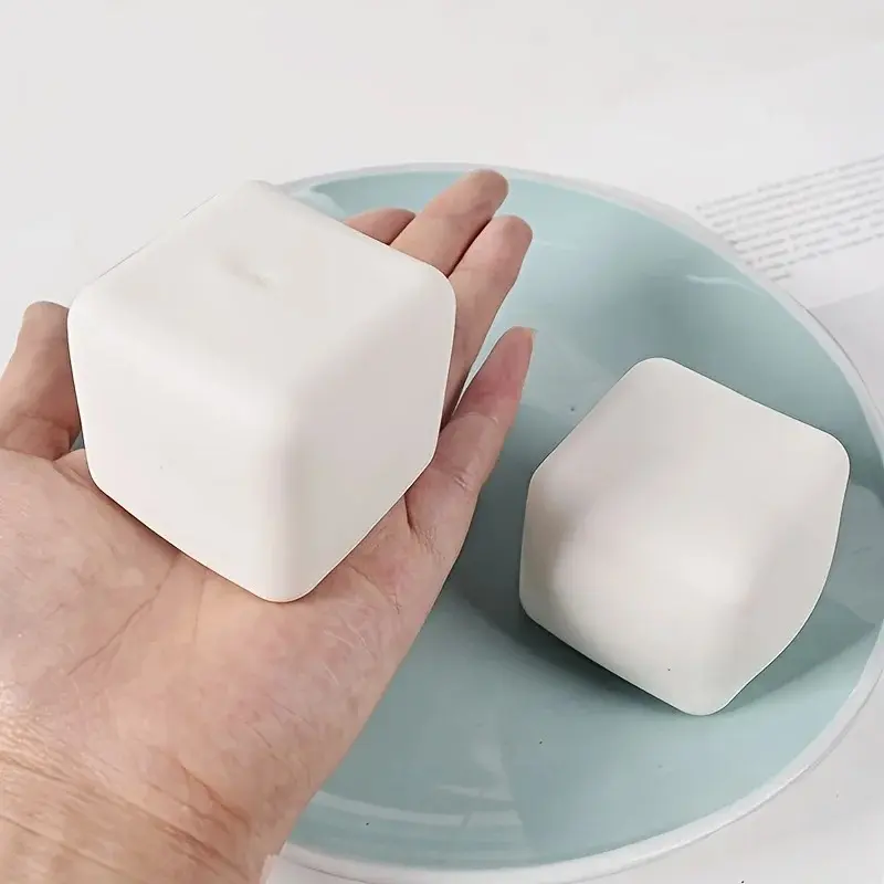Squishy Tofu Fidget Toy Squishy Stress Balls Squeeze Toys Anxiety Stress Relief Autism Sensory Toys for Kids Adults Gift