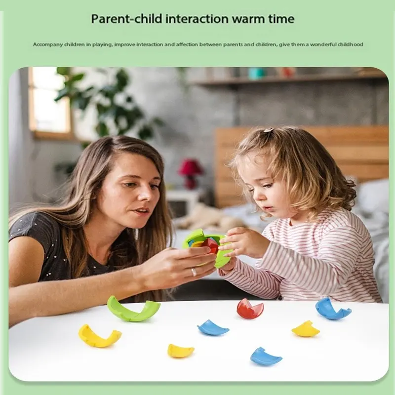 3D Intelligence Ball DIY Puzzle Puzzle Assembly Building Blocks Fun Sensory Toys for Adults Children ADHD Autism Stress Relief