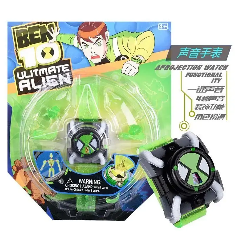 Omnitries Benes10 Wristwatches Vocalization Projectiones Kitses Model Toy Anime Peripherals Kids Gift