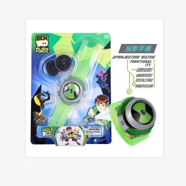 Omnitries Benes10 Wristwatches Vocalization Projectiones Kitses Model Toy Anime Peripherals Kids Gift