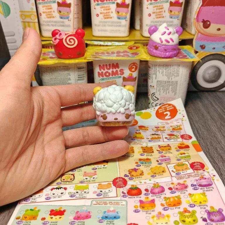 Numnomss Lipgloss Stamp Smell So Delicious Blind Box Doll Gifts Toy Model Anime Figures Collect Ornaments