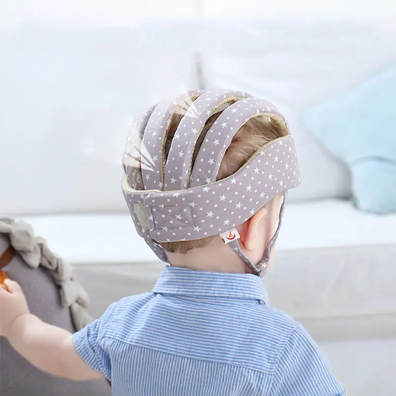 Baby Helmet Cap Newborn 6 18 Month Toddler Kids Adjustable Anti-shock Helmet Safety Baby Crawling Walking Head Protection Cap