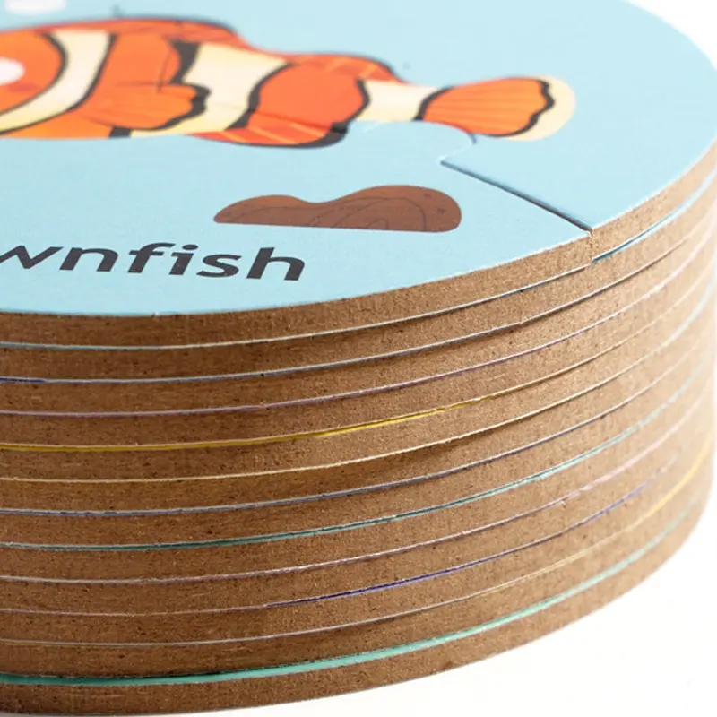 Circular Puzzle, Early Educational Animal Pairing Puzzle, Interactive Focus Logic Training, Board Game Toy, Birthday Gift