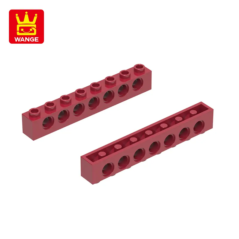 Wange 36Pcs/lot 3702 1x8 Holes Thick Bulk Building Blocks Moc Accessories Compatible with Brick Toys Children Gift Box