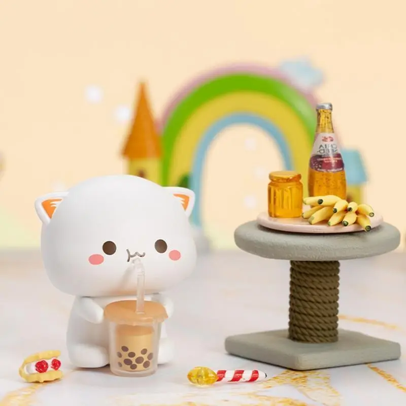 Mitao Honey Peach Cat 2 Season Lucky Cheap Cute Blind Box Toys Blind Bag Cartoon Figure Doll Children's Birthday Christmas Gift