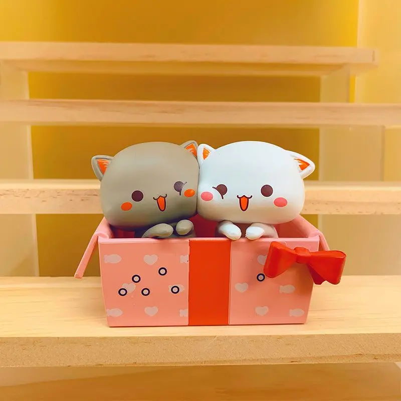 Mitao Honey Peach Cat 2 Season Lucky Cheap Cute Blind Box Toys Blind Bag Cartoon Figure Doll Children's Birthday Christmas Gift