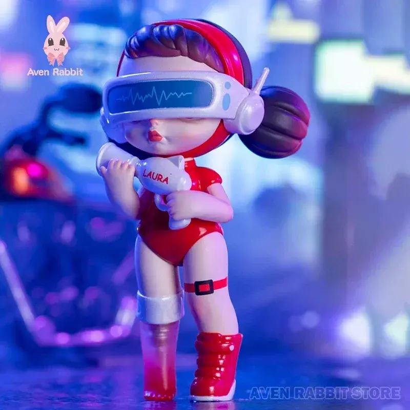 Original Laura Cyberpunk Series Blind Box Toys Mystery Box Mistery Figure Caja Misteriosa Kawaii Model Girl Birthday Gift