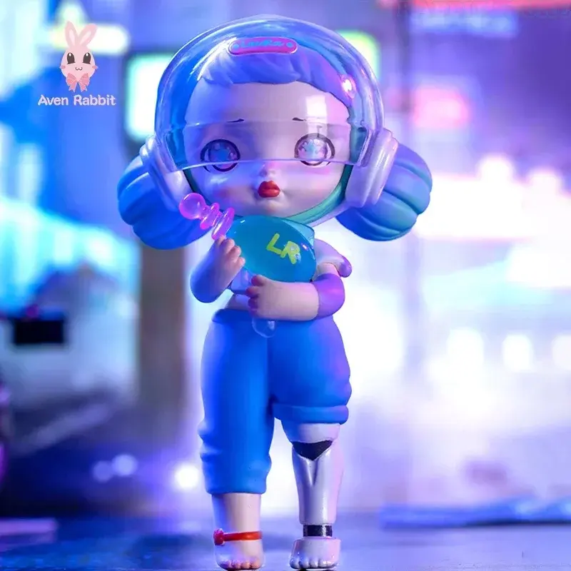 Original Laura Cyberpunk Series Blind Box Toys Mystery Box Mistery Figure Caja Misteriosa Kawaii Model Girl Birthday Gift