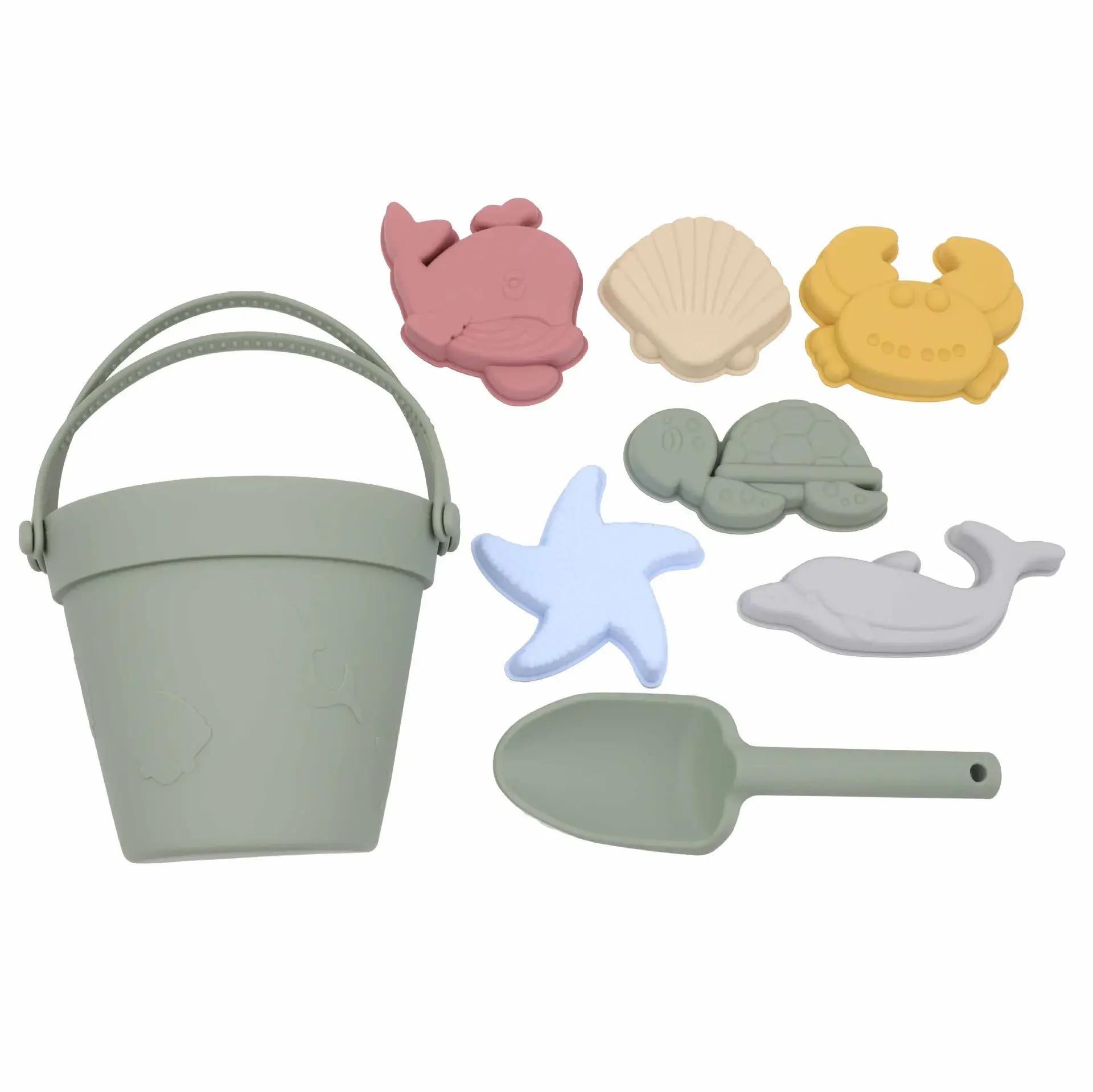 Kids Sand Molde Tools Silicone Beach Sand Toys Baby Funny Game Cute Animal Mold Toddler Beach Toys