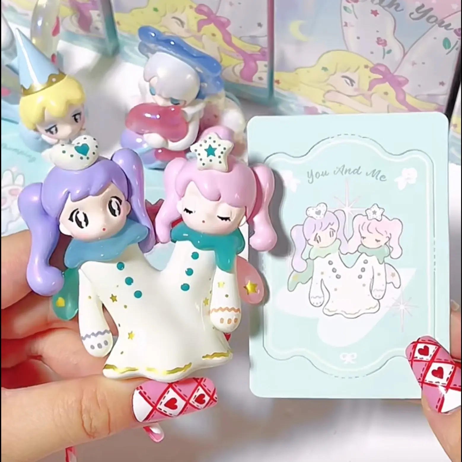 AAMY Melt with You Series 2 Blind Box Toys Cute Action Anime Figure Kawaii Mystery Box Model Doll Kid Gift