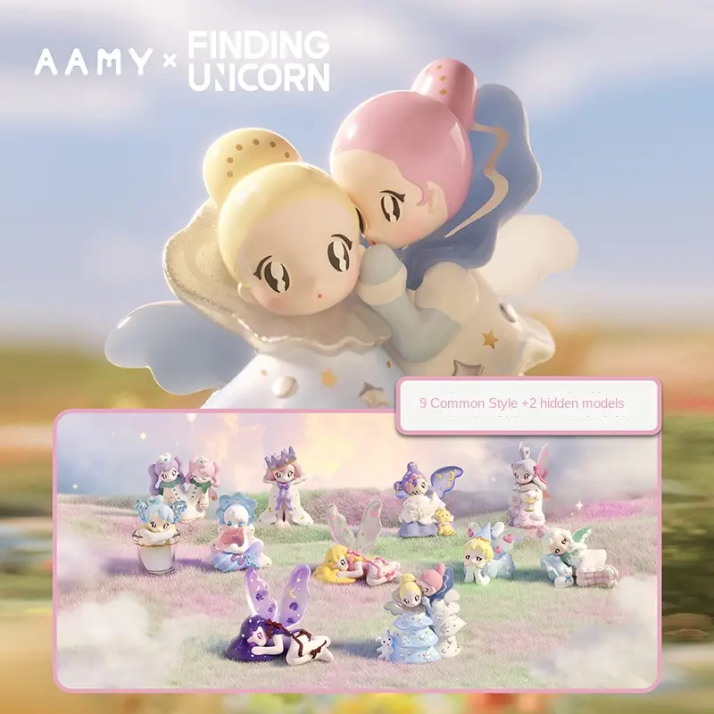 AAMY Melt with You Series 2 Blind Box Toys Cute Action Anime Figure Kawaii Mystery Box Model Doll Kid Gift