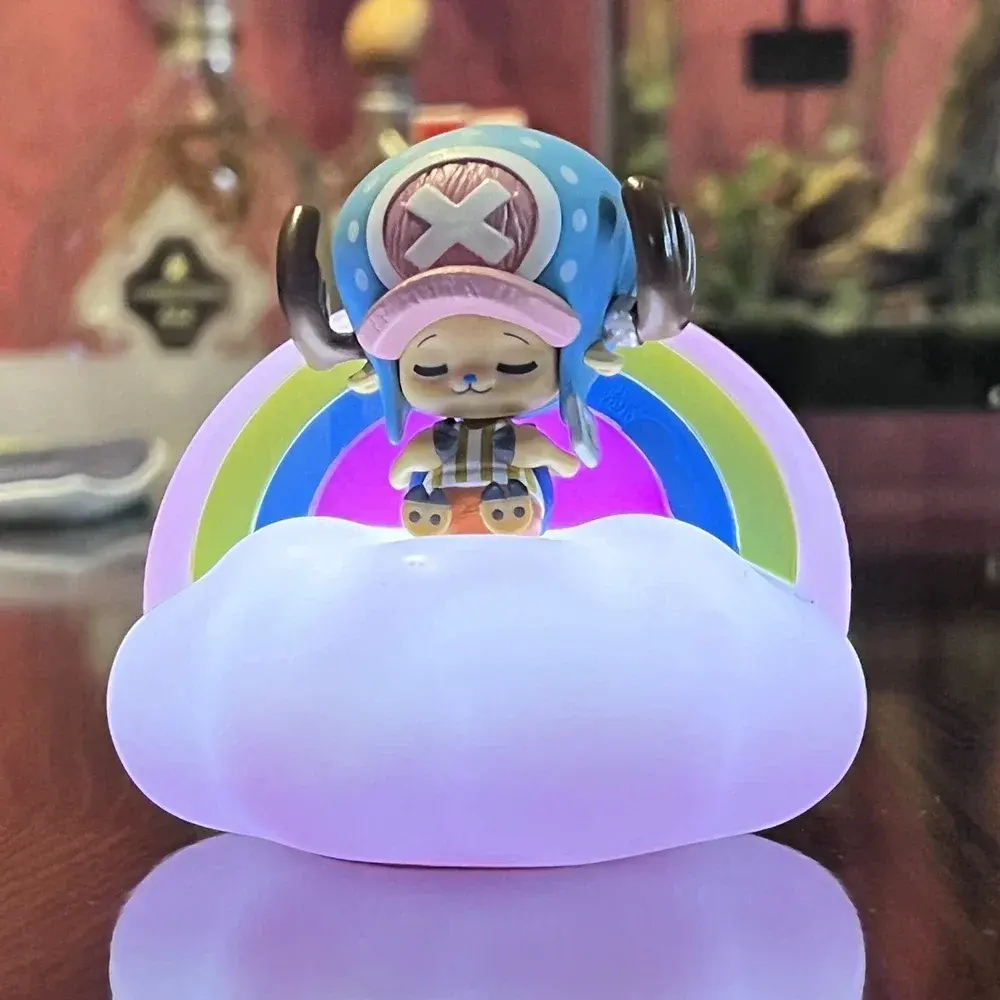 One Piece Blind Box Figures Night Light Luffy Zoro Nami Sanji Chopper Sweet Dream Luminous Ornament Anime Surprise Box Gift Toy
