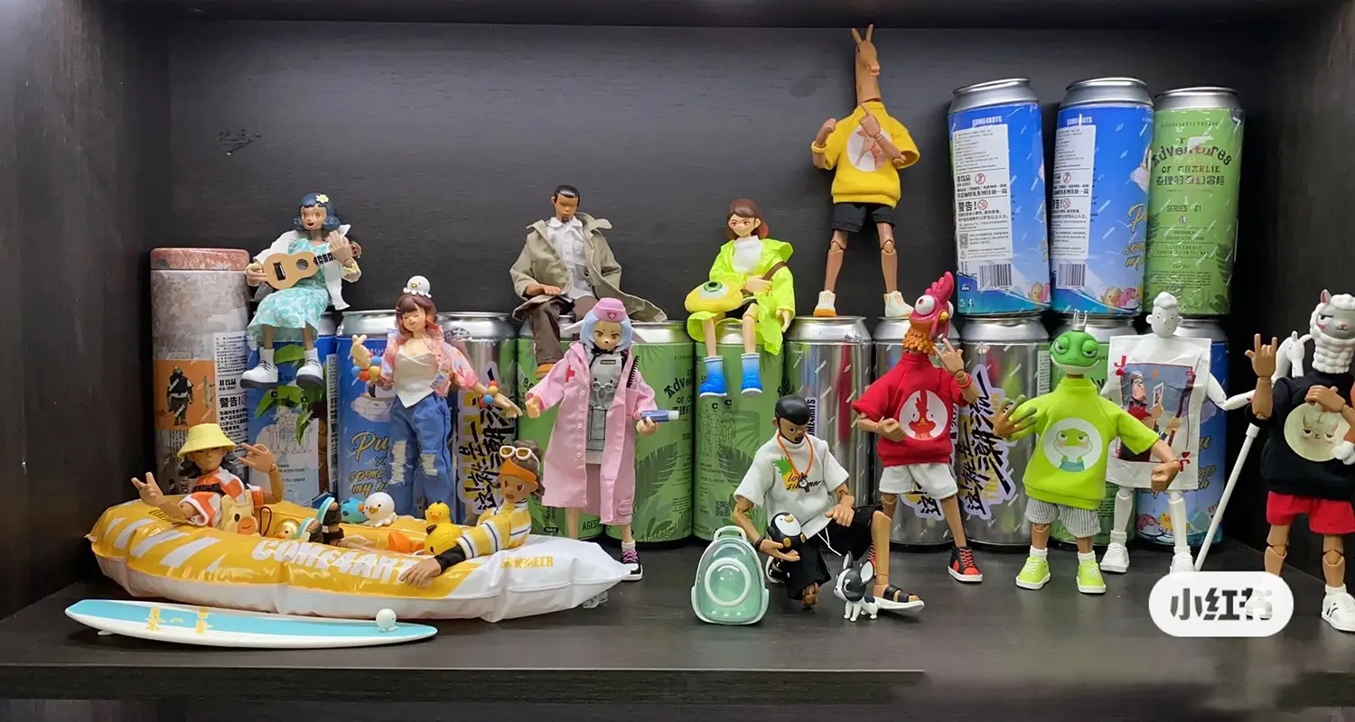 Come4arts Action Figures Hip-Hop Street Dance Series Anime Trendy  Fashion Doll Toy Collection Model Toys For Boys Gift