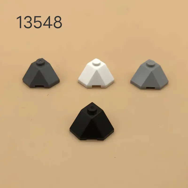 MOC 30pcs small particle building blocks compatible with 13548 parts 2x2 three-sided ramp bricks