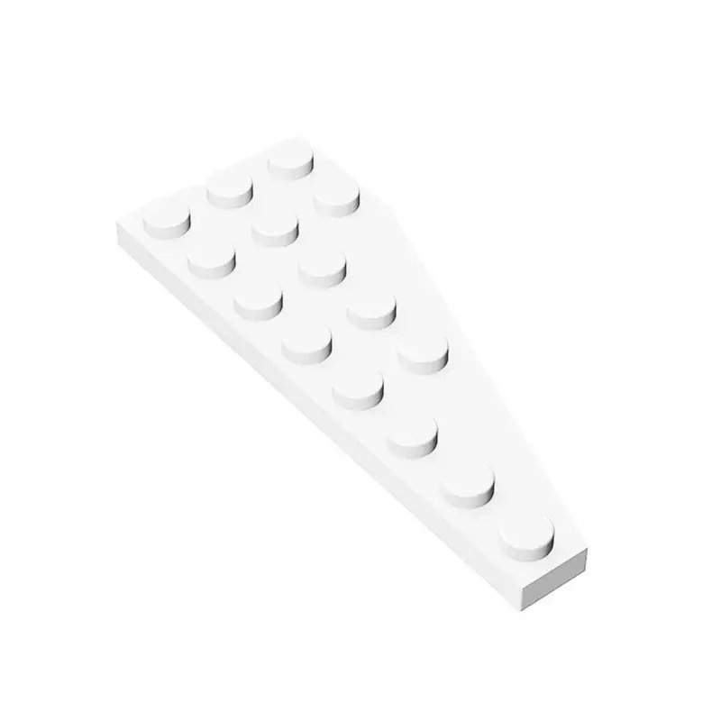 MOC 10PCS Puzzle Particle 50305 Wedge Plate 8x3 Building Blocks Kit Left Board House Bricks Toys Children Gifts Dropshipping