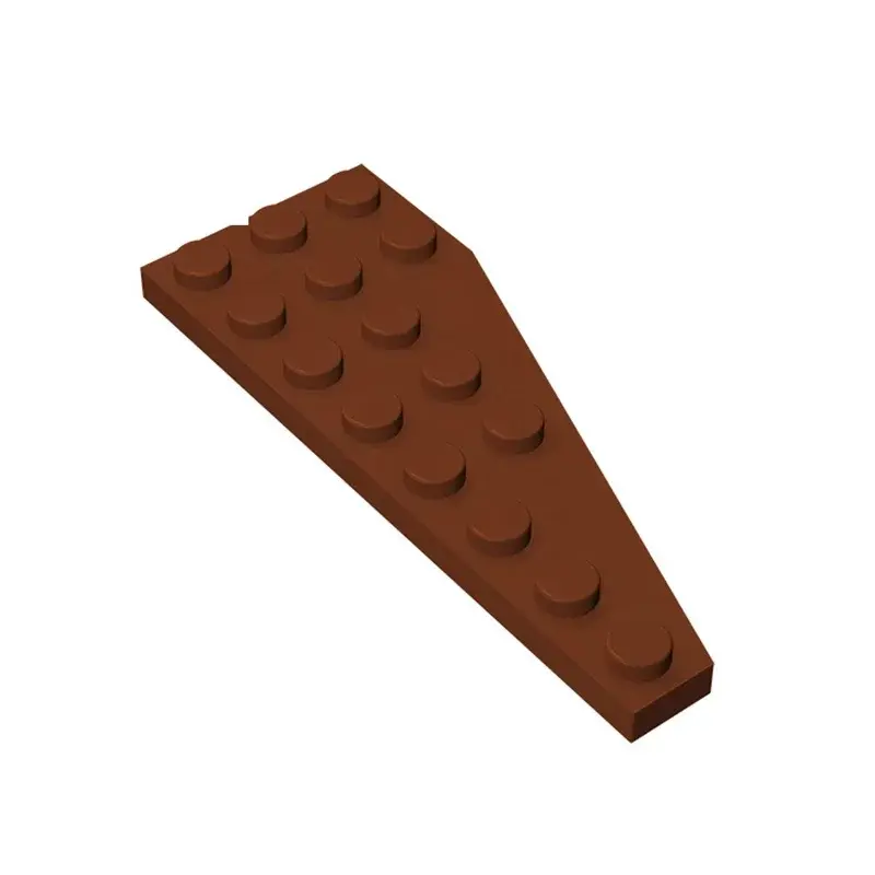 MOC 10PCS Puzzle Particle 50305 Wedge Plate 8x3 Building Blocks Kit Left Board House Bricks Toys Children Gifts Dropshipping