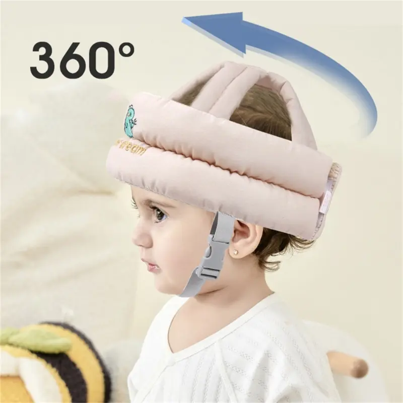 Cushioned Baby Protective Helmets Soft Baby Headguard Comfortable for Head Safety During Walking & Playtimes for Toddler