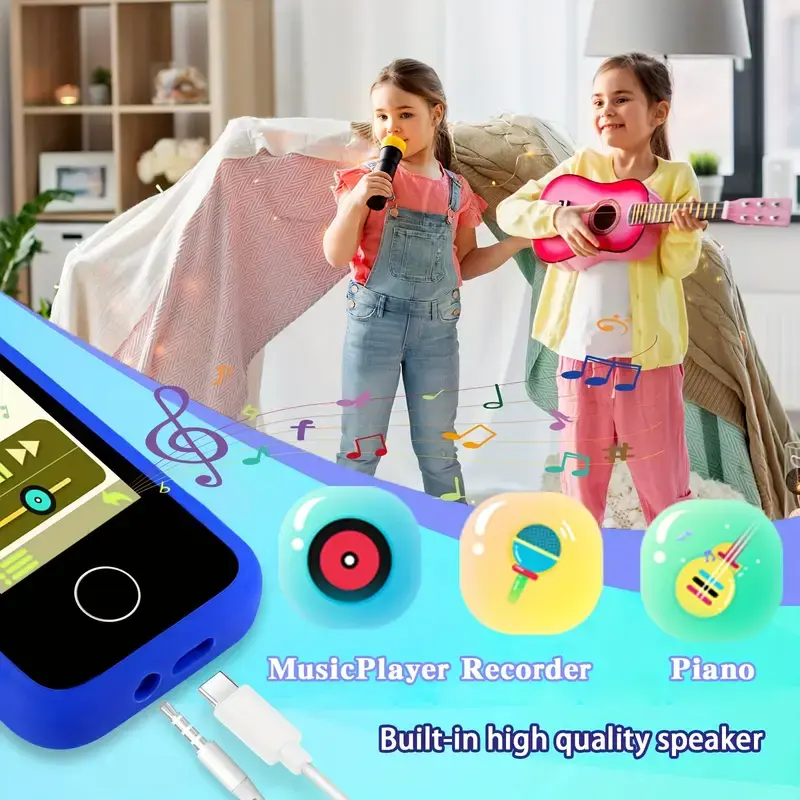 Baby Phone Toy Music Sound Telephone Sleeping Toys With Simulation Smart Kids Phone Kids Infant Early Educational Toy Kids Phone