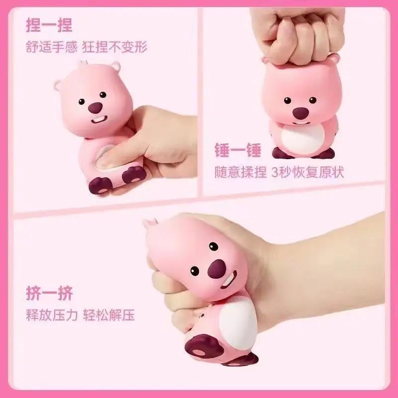 Kawaii Little Beaver Pinch Loopy Slow Rebound Decompression and Decompression Toys Office Desk Decoration Gift Creative Toys