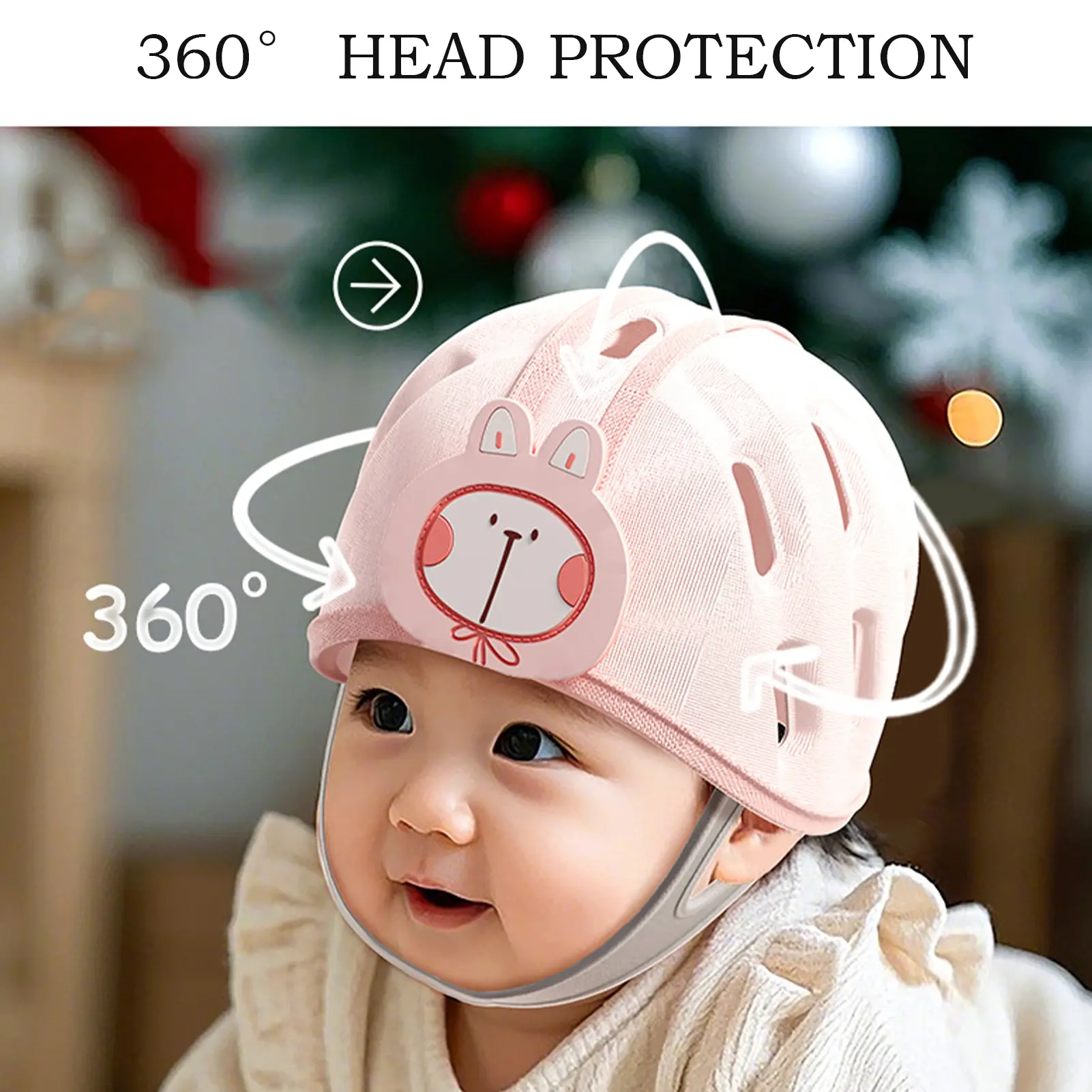 Baby Safety Helmet Baby Learning To Walk Protective Caps EVA Toddler Caps Anti-fall Head Protection Hat For Baby Walk Crash Hat