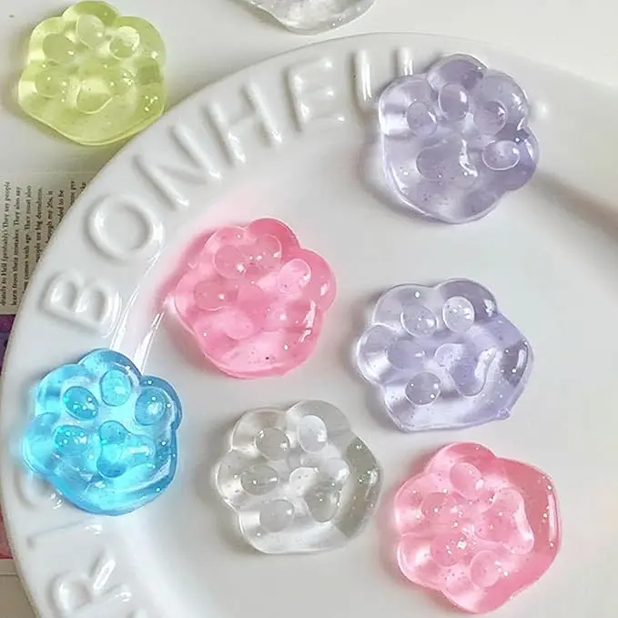 5 Sizes Squeeze Toys Stress Relief Ice Cubes - Squishy Sensory Toys for Anxiety Fidgeting - Kids & Adults Party Favors