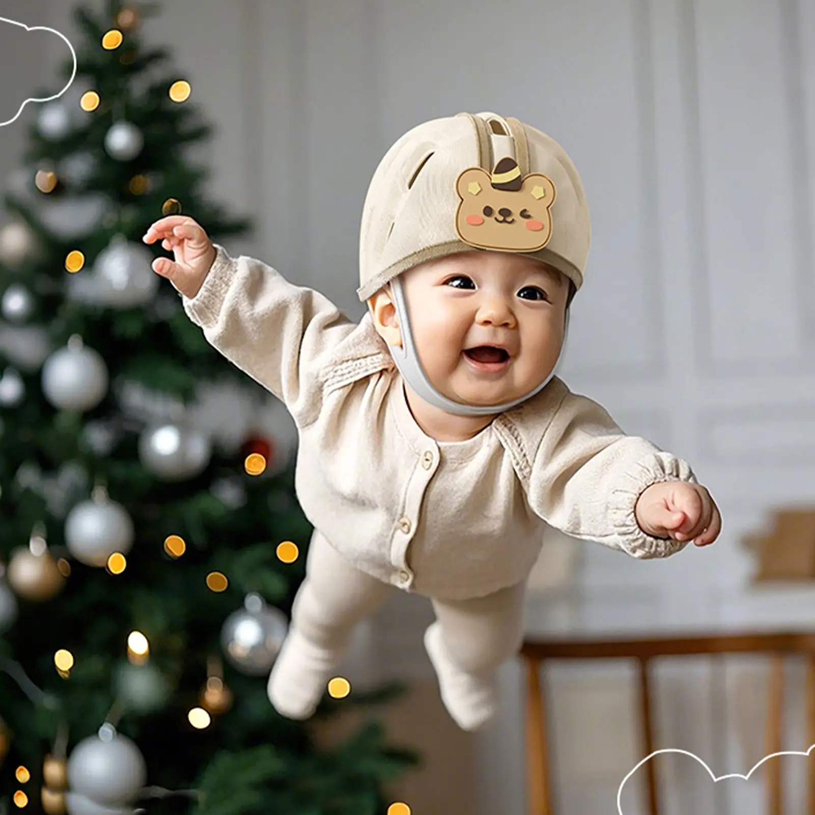 Baby Safety Helmet Baby Learning To Walk Protective Caps EVA Toddler Caps Anti-fall Head Protection Hat For Baby Walk Crash Hat