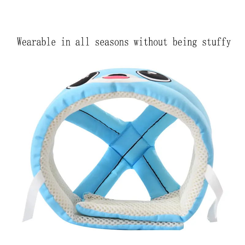 Baby Safety Helmet Head Protection Headgear Toddler Anti-fall Pad Cartoon Breathable and Adjustable Children Learn To Walk Cap