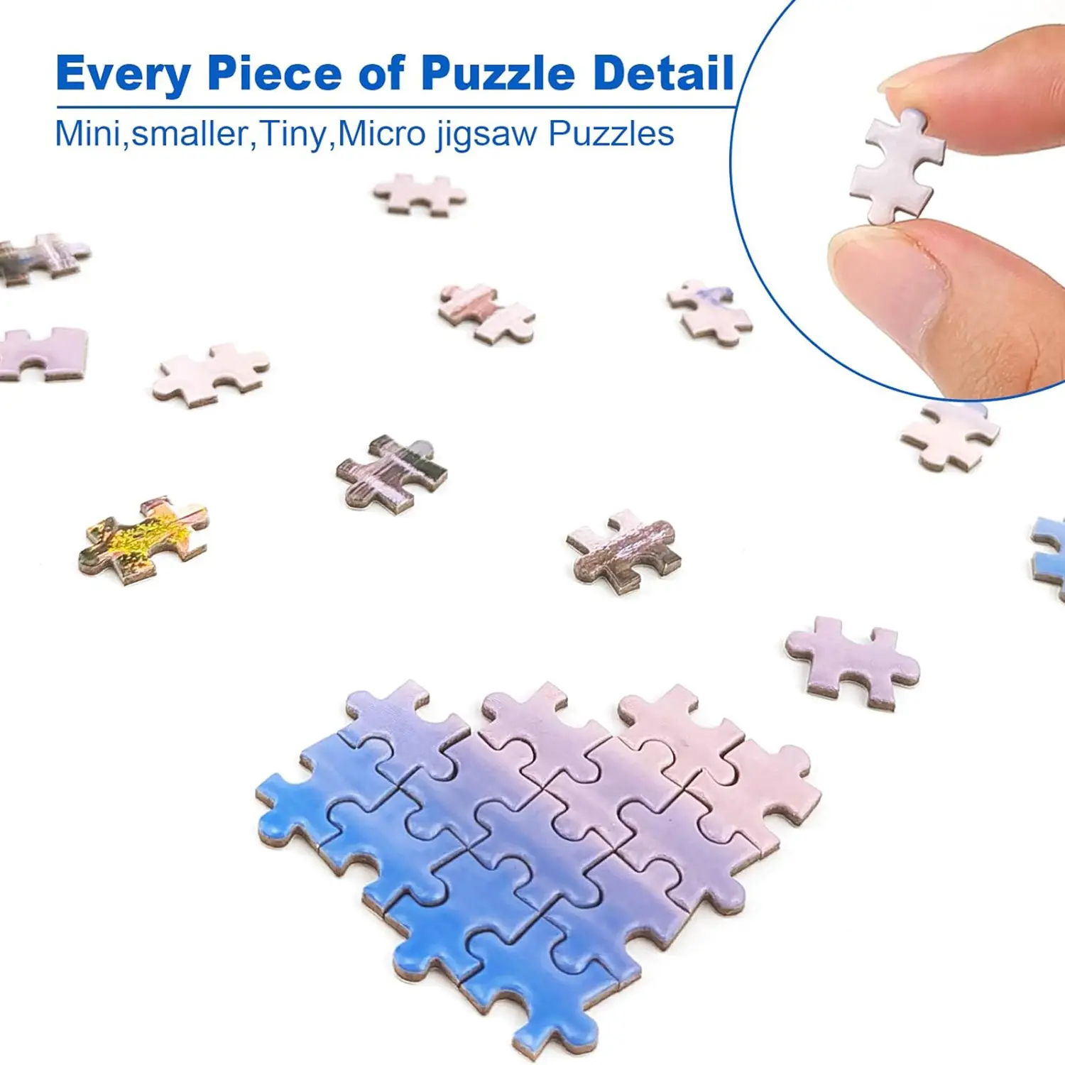 1000 pieces of paper oil painting puzzle decoration, puzzle puzzle decompression toy gift, flat puzzle