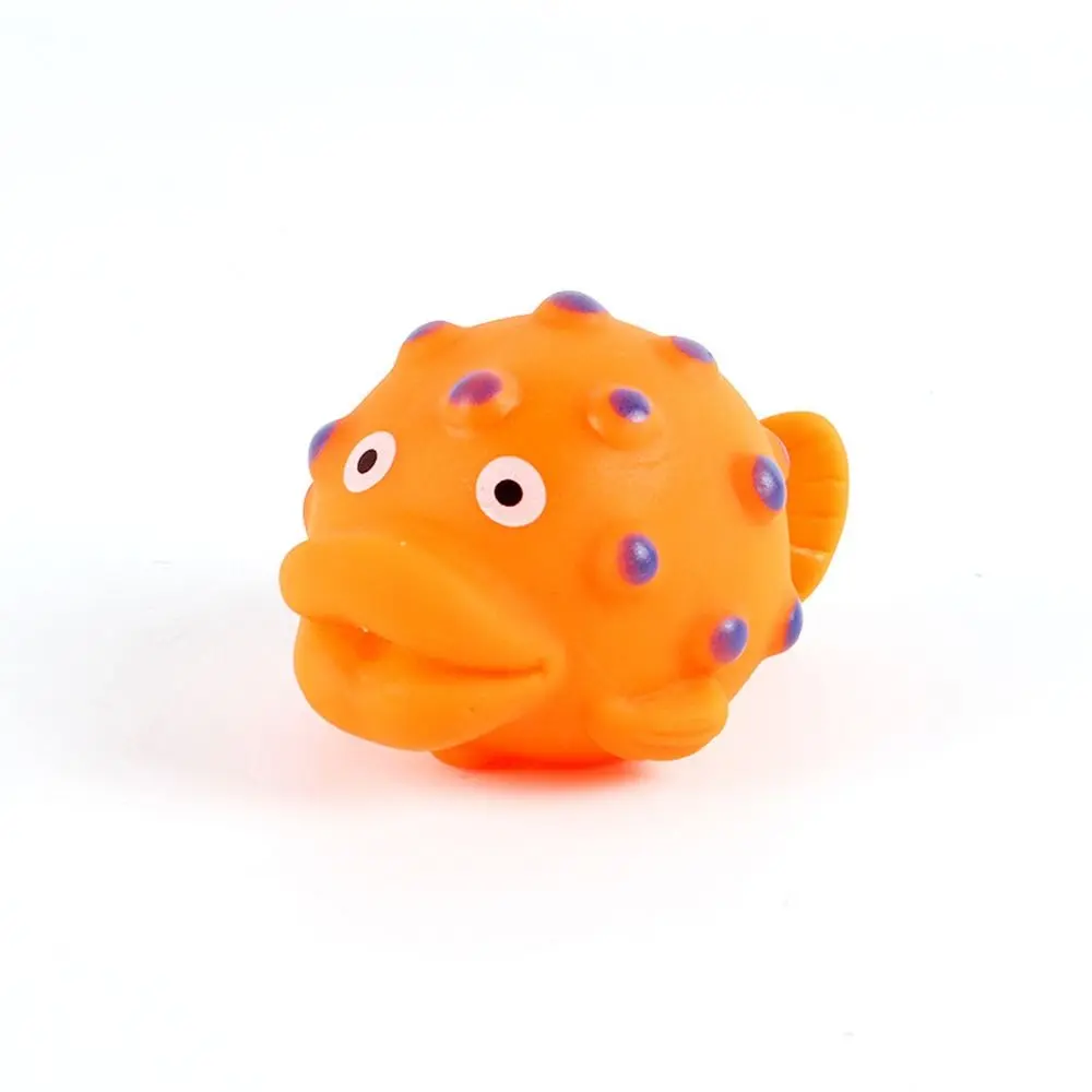 Toddlers Infant Fish Animals Baby Bath Toys Spray Water Squeeze Shower Toy Soft PVC Float Swimming Water Toys Bathtub