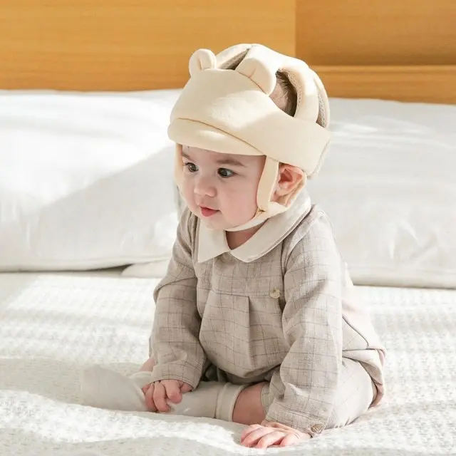 Baby Safety Helmets Head Protector Toddler Headguard Hat Breathable Protector  for Baby Walking Crawling Cushion