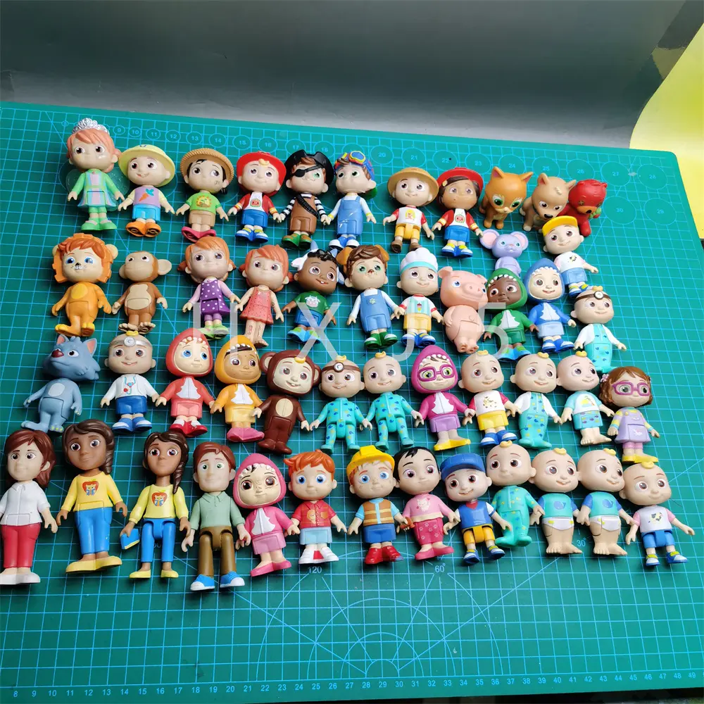 Original and multi style options for cartoon anime dolls, mini cute cars, children's family toys
