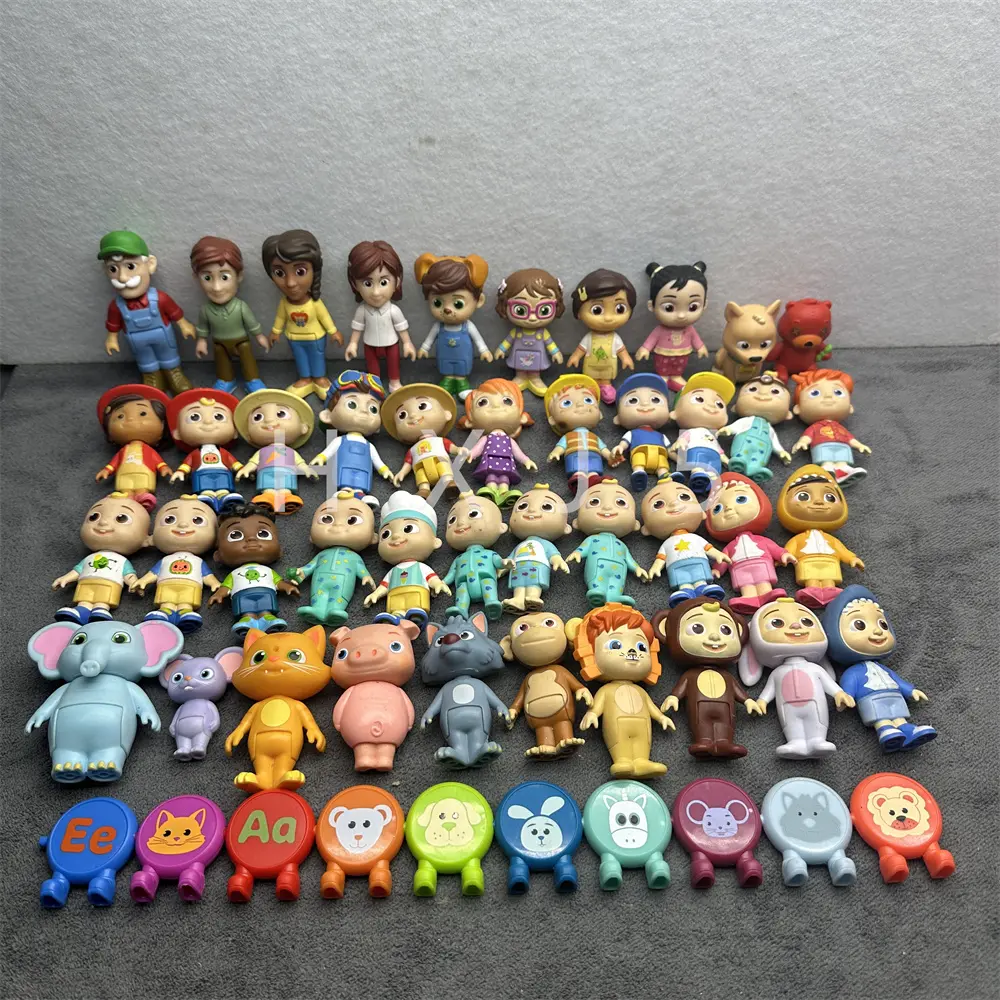 Original and multi style options for cartoon anime dolls, mini cute cars, children's family toys