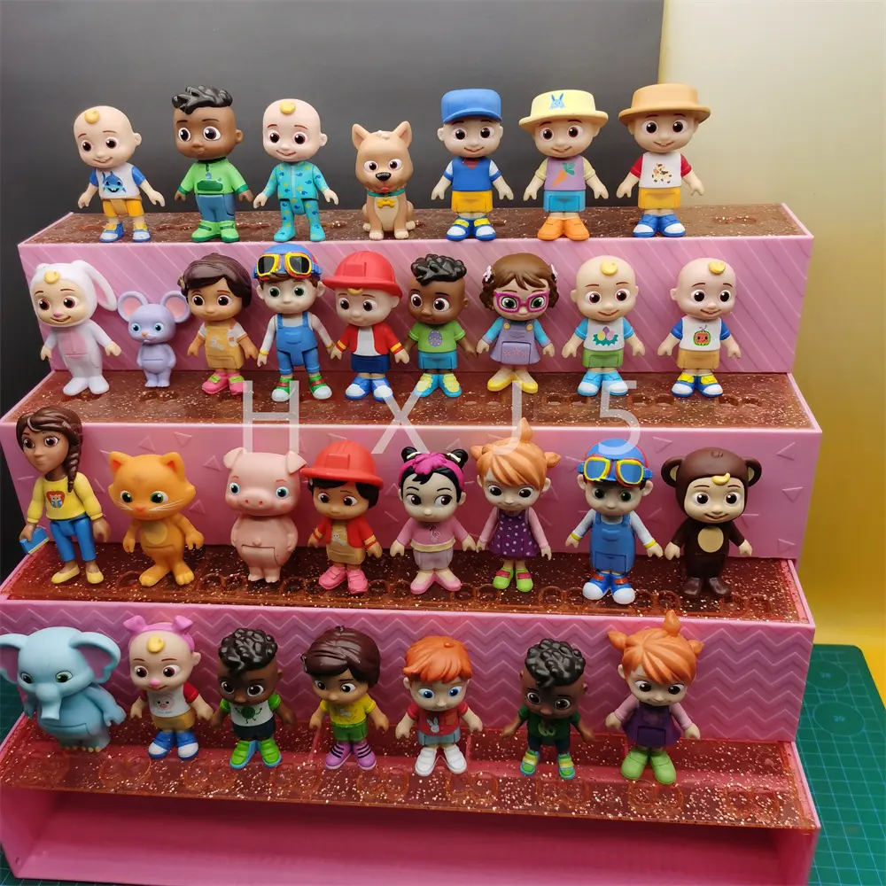 Original and multi style options for cartoon anime dolls, mini cute cars, children's family toys