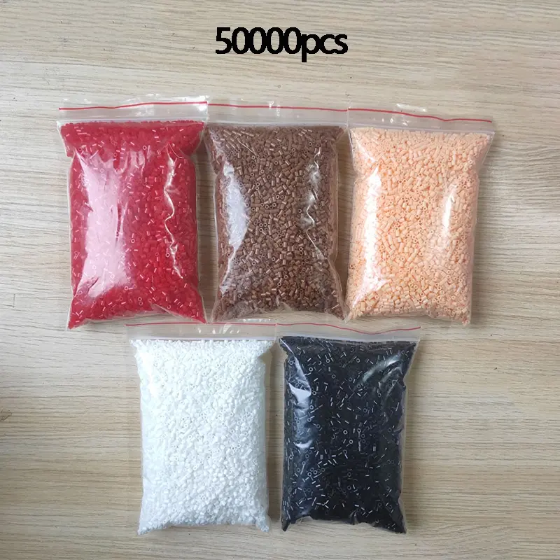Creative Perler Beads 24/72 Colors Perler Toy Kit 2.6mm Hama Beads 3D Puzzle DIY Toy Kids Creative Handmade Craft Toy Gift