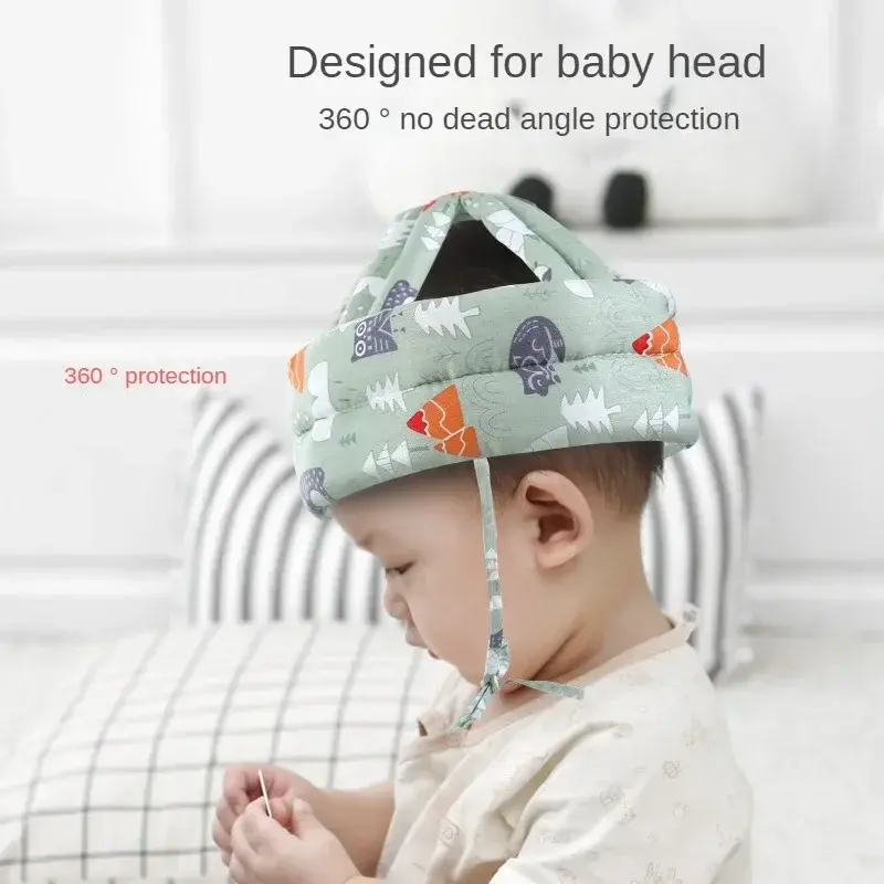 1 PCS Baby Safety Helmet Head Protection Hat Toddler Walk Crash Cap Adjustable Protective Headgear